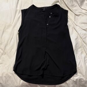 J. Crew Black Sleeveless Blouse